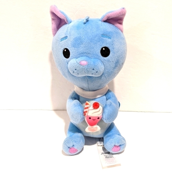 DISNEY Store Puddles blue cat plush 9” - Picture 1 of 9